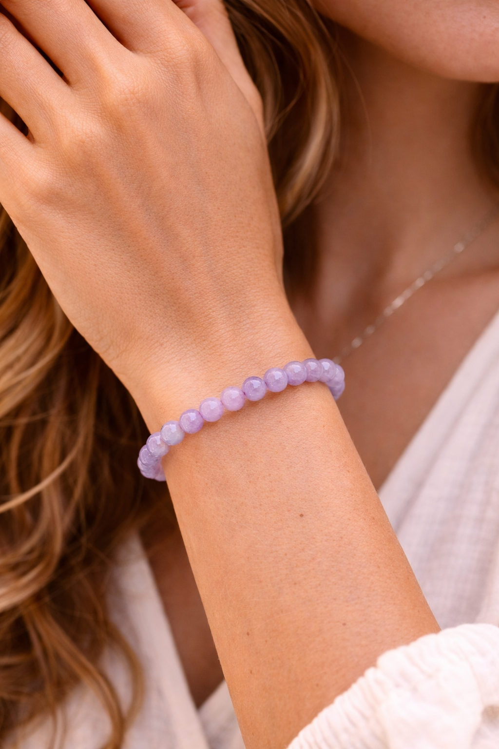💗 Rose Quartz Manifestation Bracelet – Love & Positive Energy
