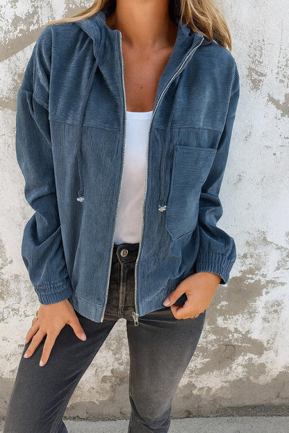 Urban Soft – Stylische Kapuzenjacke aus Cord