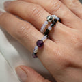 Aura Gemstone Ring Set