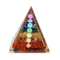 🔺 7 Chakra Orgone Pyramid – Energy Balance & Positive Vibes
