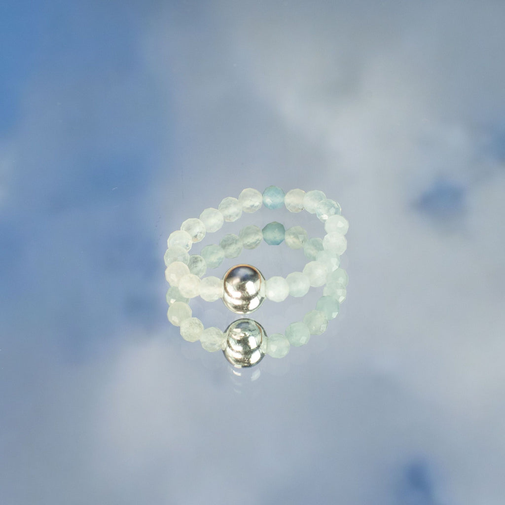 Aura Gemstone Ring Set