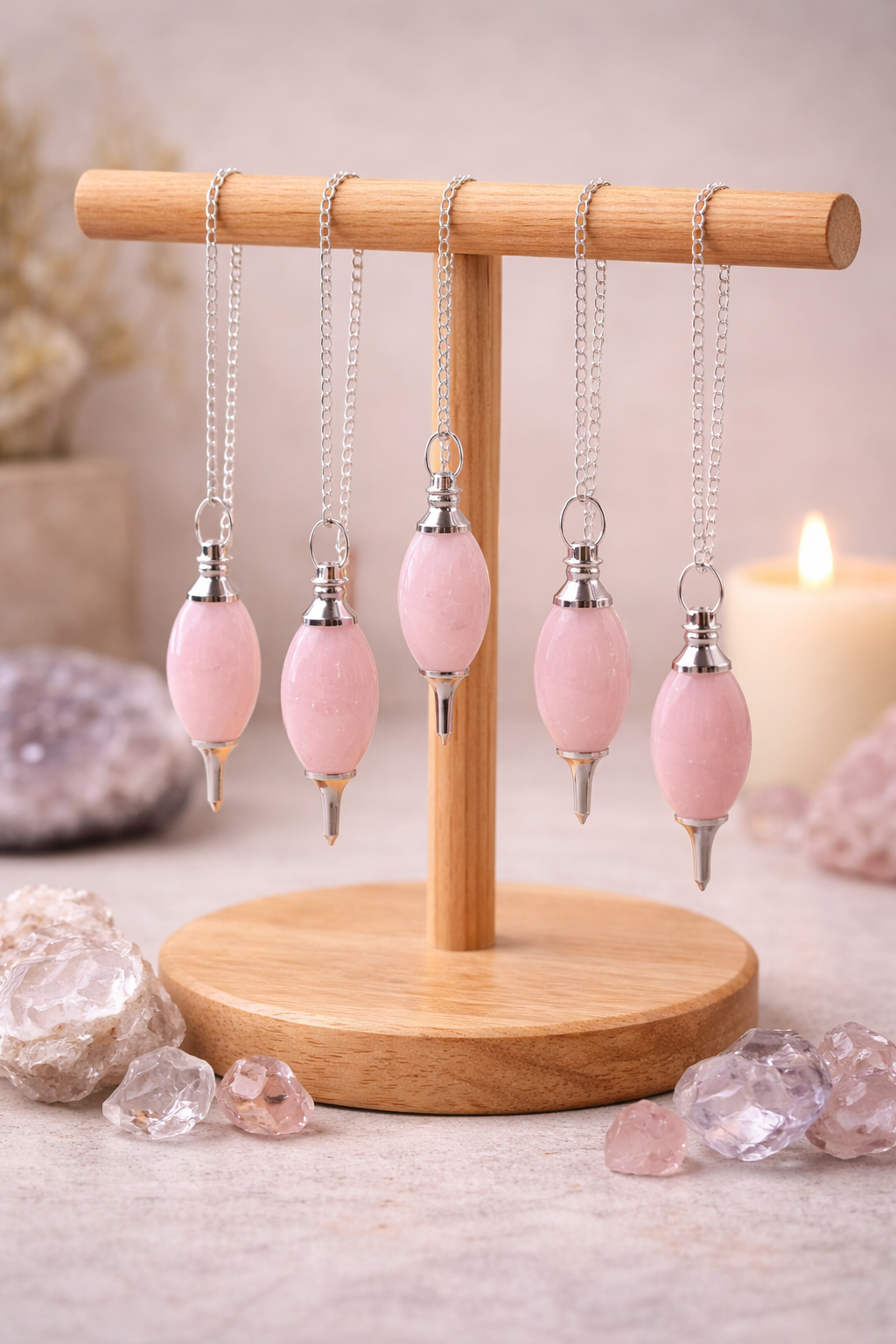 Rose Quartz Pendulum – Balance Your Energy